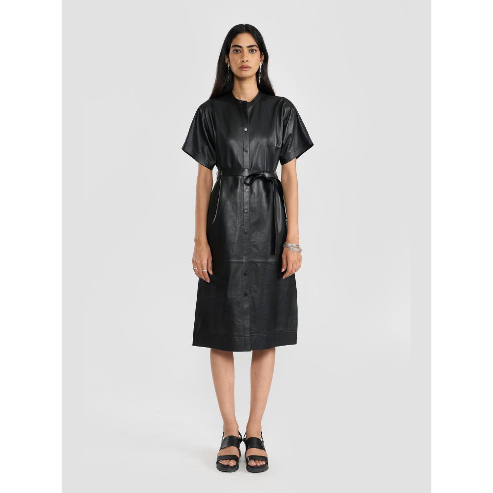 Perona Xena Black Shirt Dress