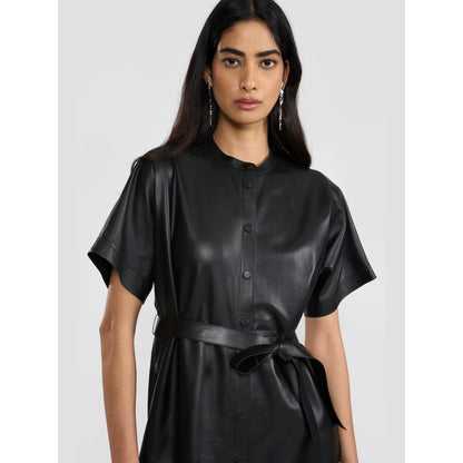 Perona Xena Black Shirt Dress