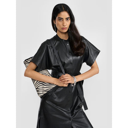 Perona Xena Black Shirt Dress