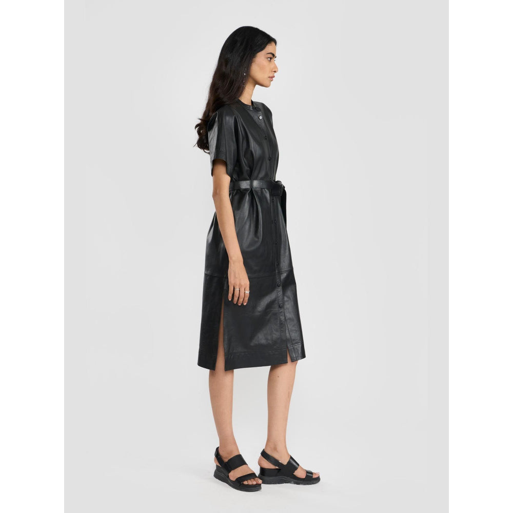 Perona Xena Black Shirt Dress