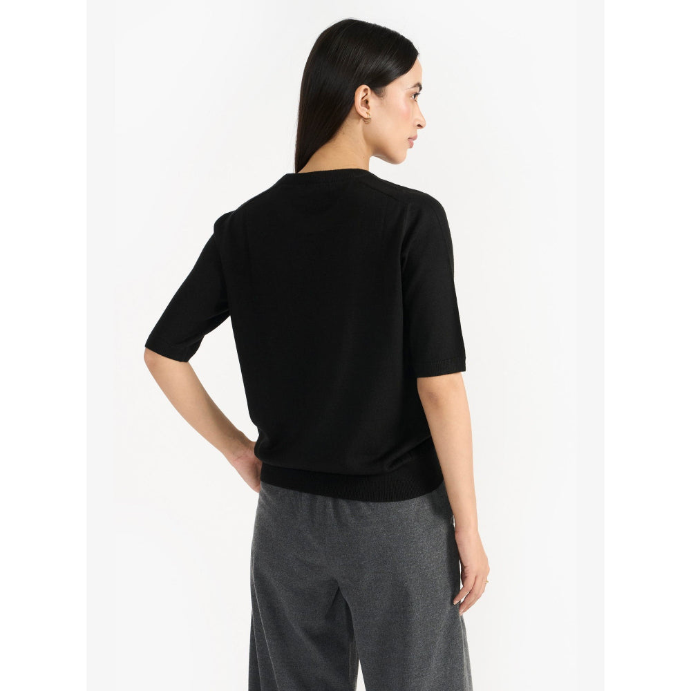 Perona Mindy Black Sweater