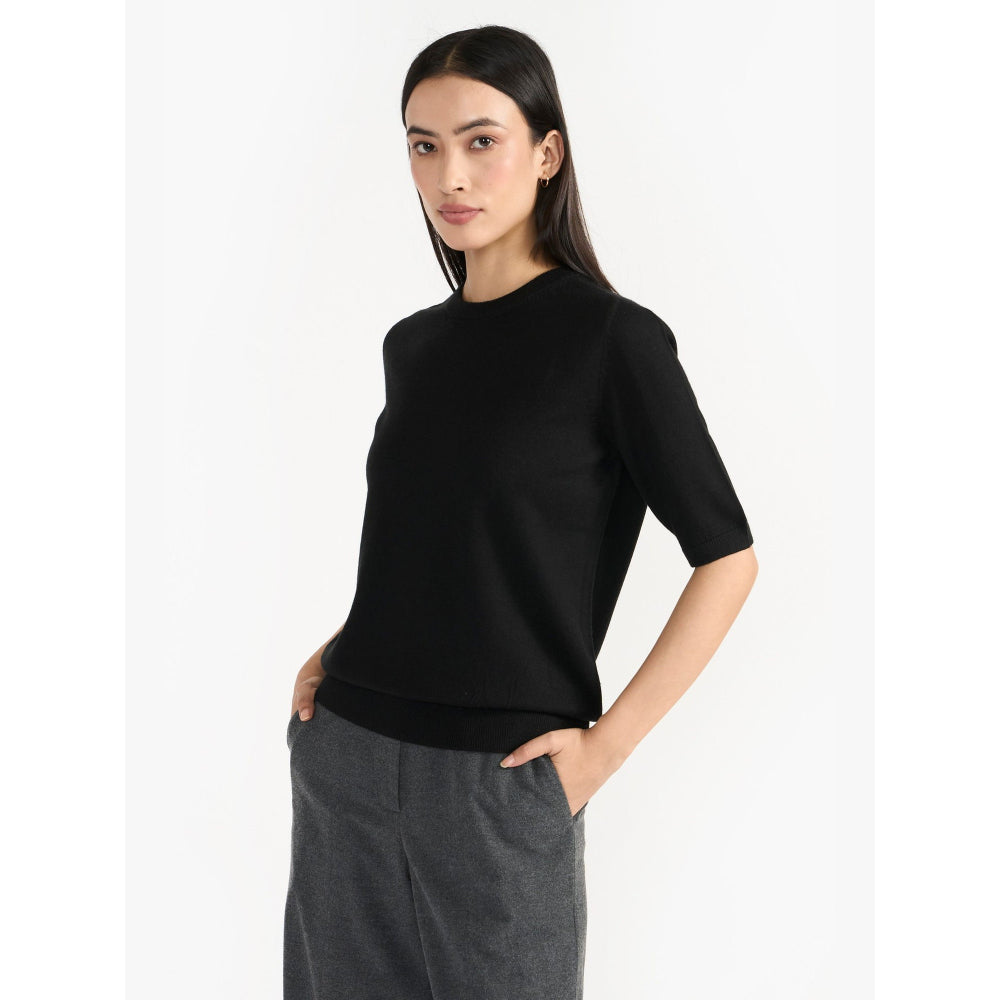 Perona Mindy Black Sweater