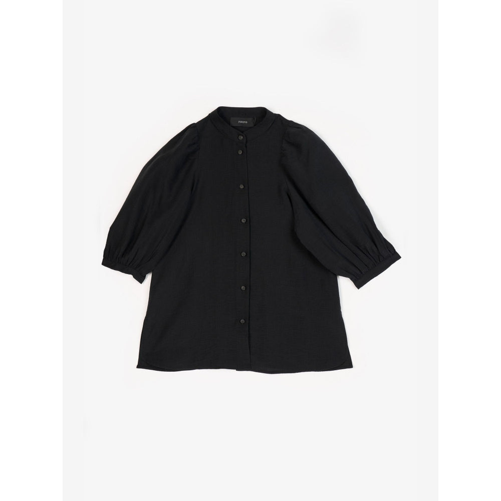 Perona Veronica Black Relaxed Fit Shirt
