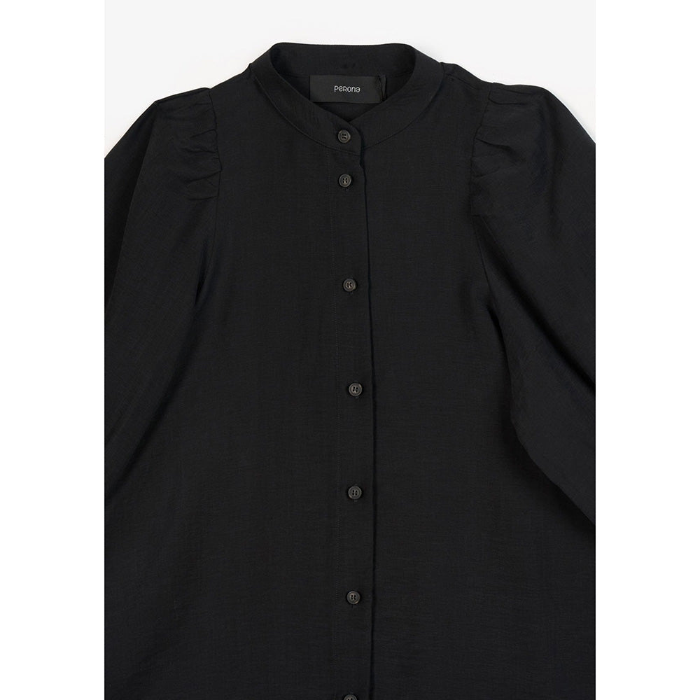 Perona Veronica Black Relaxed Fit Shirt
