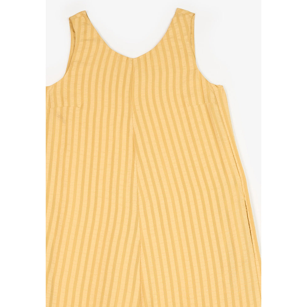 Perona Melanie Yellow Stripes Jumpsuits