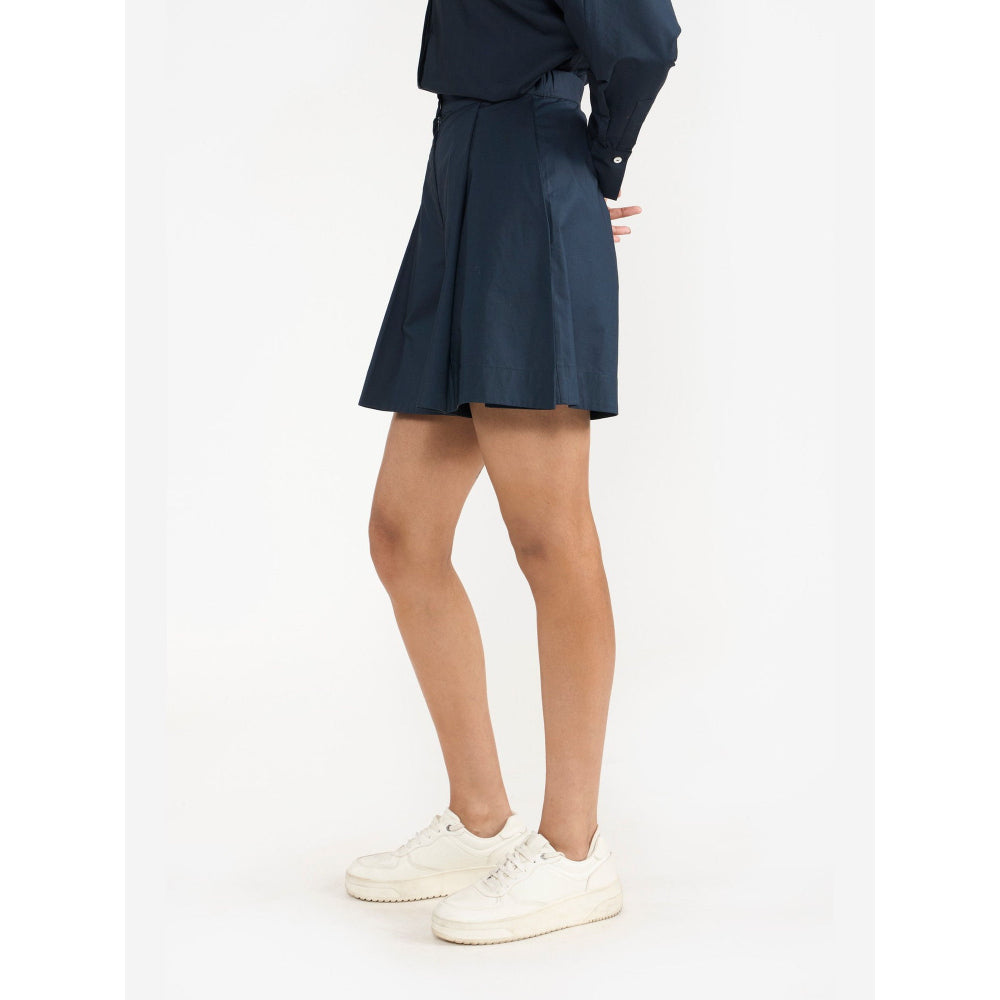 Perona Kimiko Women Navy Blue Short