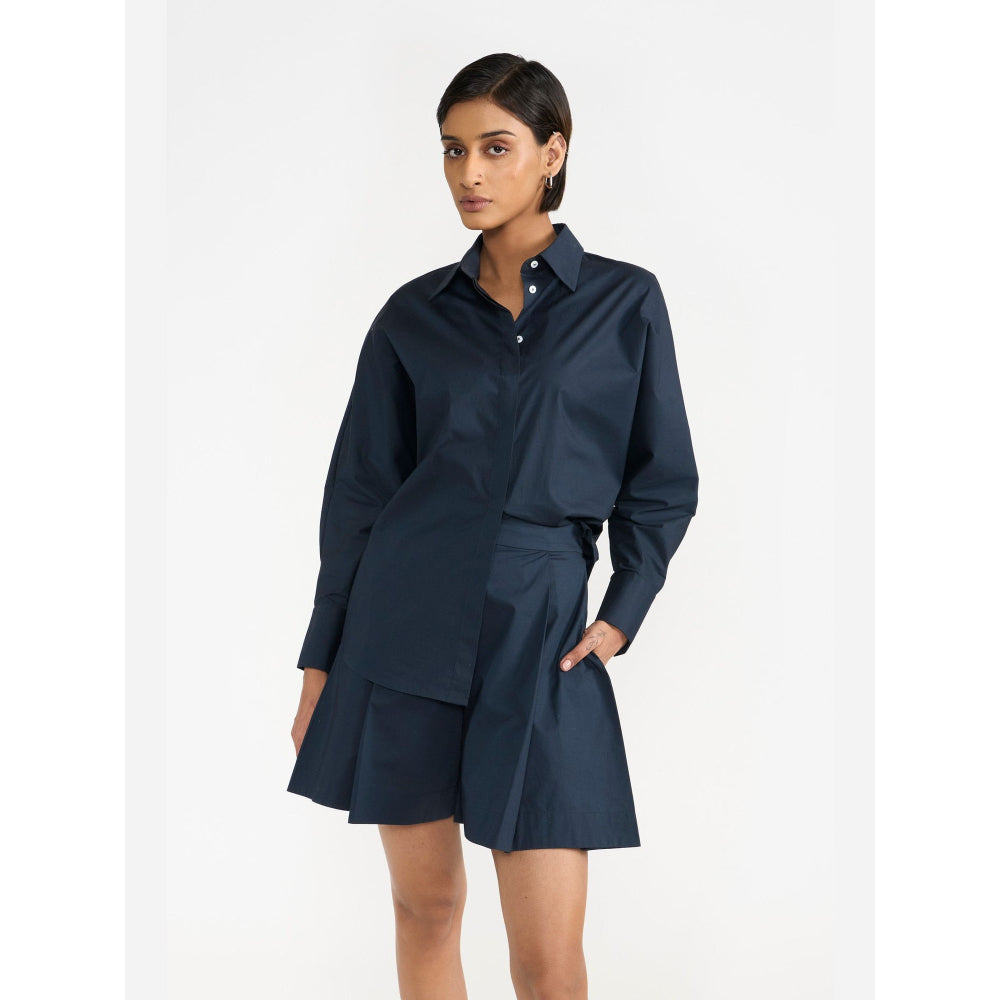 Perona Kimiko Women Navy Blue Short