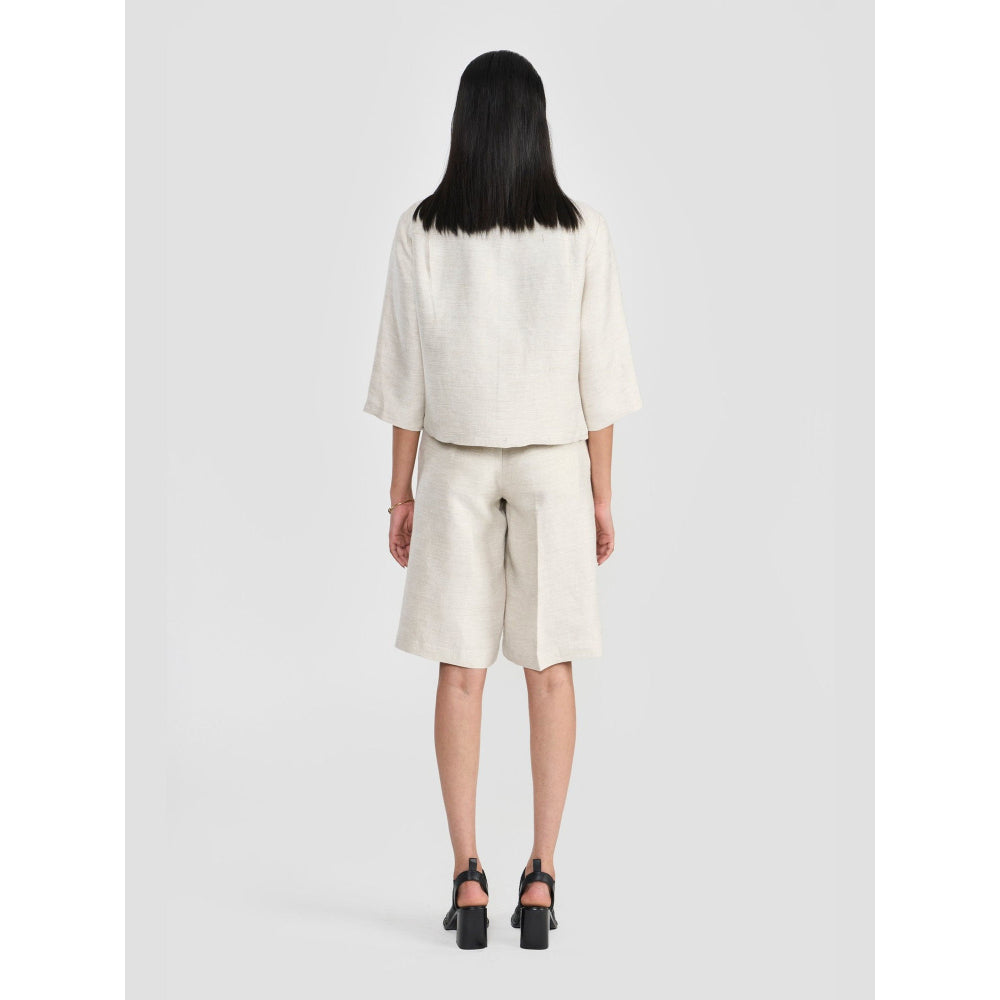 Perona Brenda Women Ivory Short