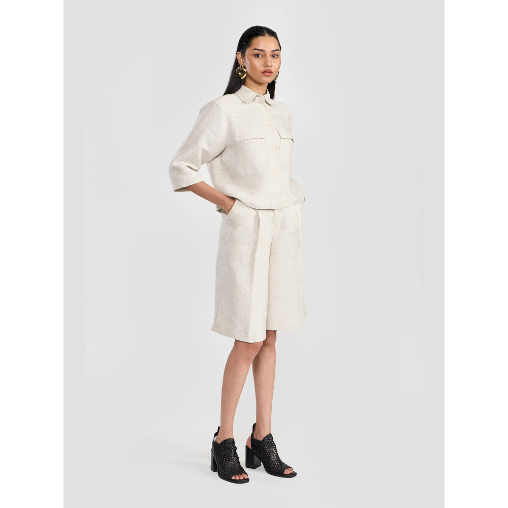 Perona Brenda Women Ivory Short