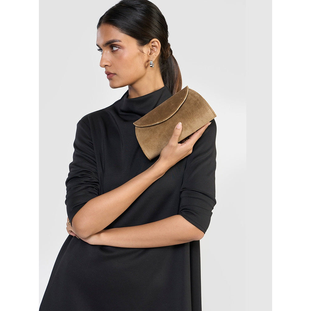 Perona Darcy Mini Brown Clutch