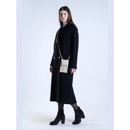 Perona Fleur White Sling Bag