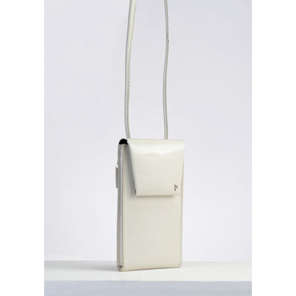 Perona Fleur White Sling Bag