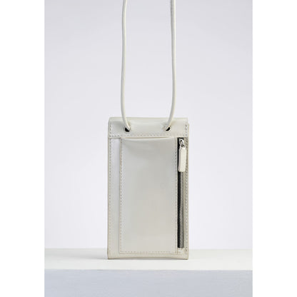 Perona Fleur White Sling Bag