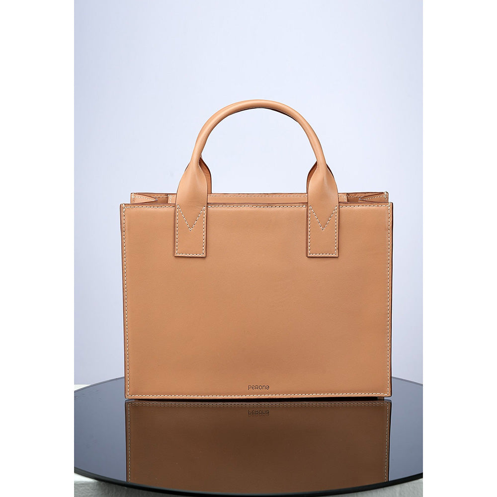 Perona Macie Mini Tan Hand Bag