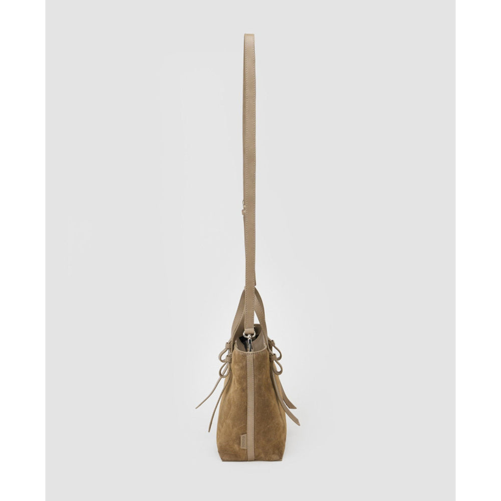 Perona Hallie Taupe Tote Bag