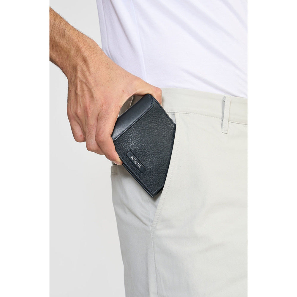 Perona Jericho Navy Blue Wallet
