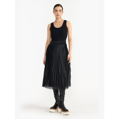 Perona Azariah Black Organza Skirt