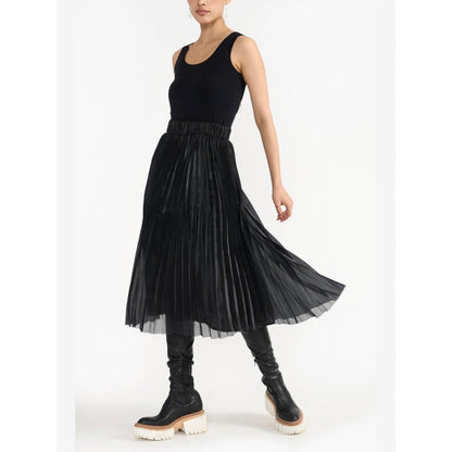 Perona Azariah Black Organza Skirt