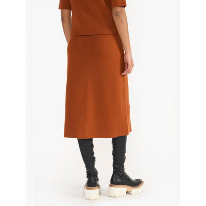Perona Madilynn Brown A Line Skirt