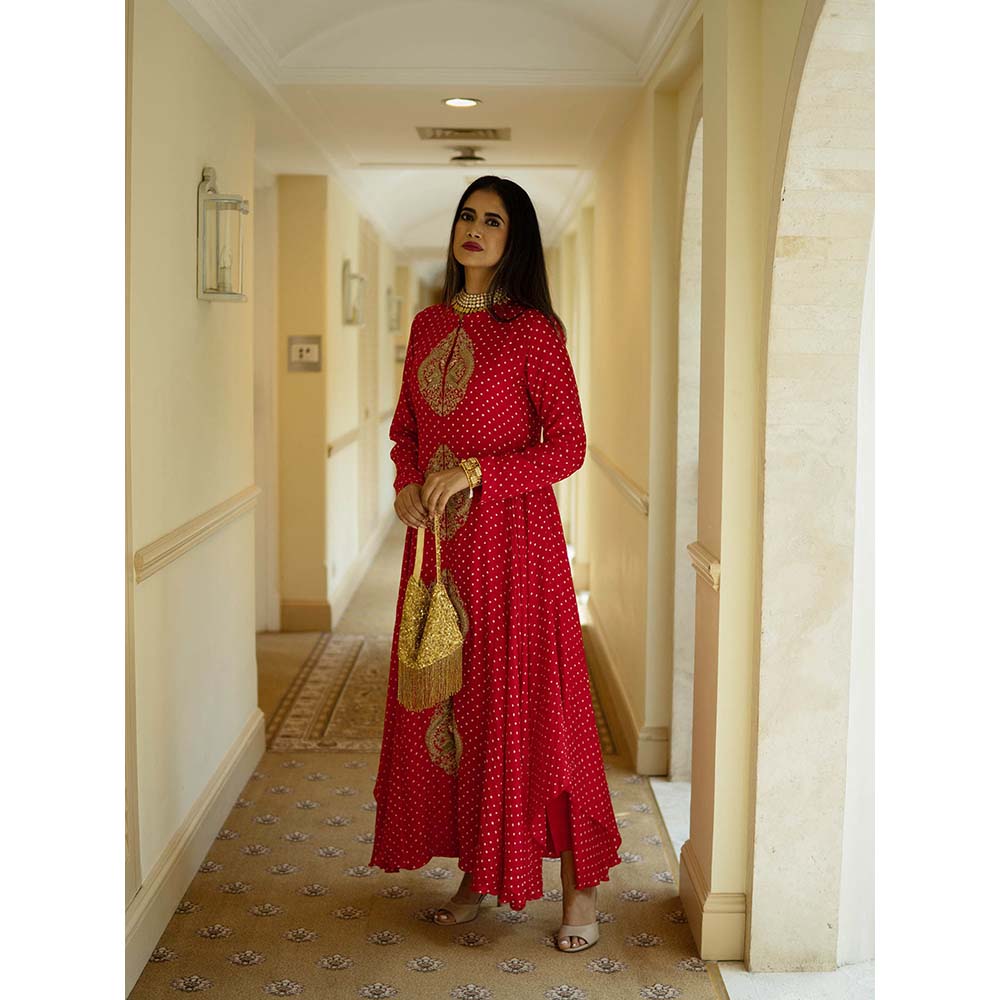 PINK CITY BY SARIKA Bandani Signature Gown