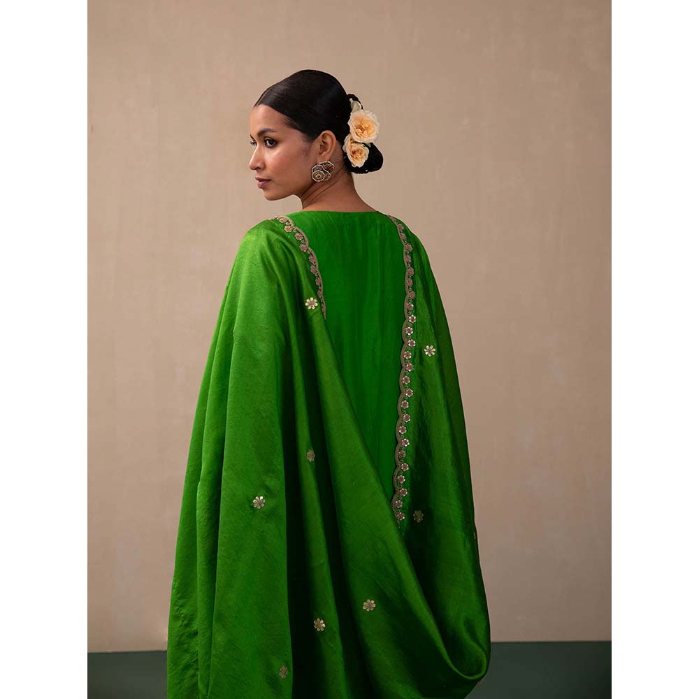 PINK CITY BY SARIKA Leheriya Kurti with Sharara and Dupatta (Set of 3)