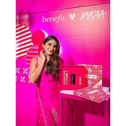 PINK CITY BY SARIKA Chandbali Kurta With Pant And Dupatta (Set of 3)