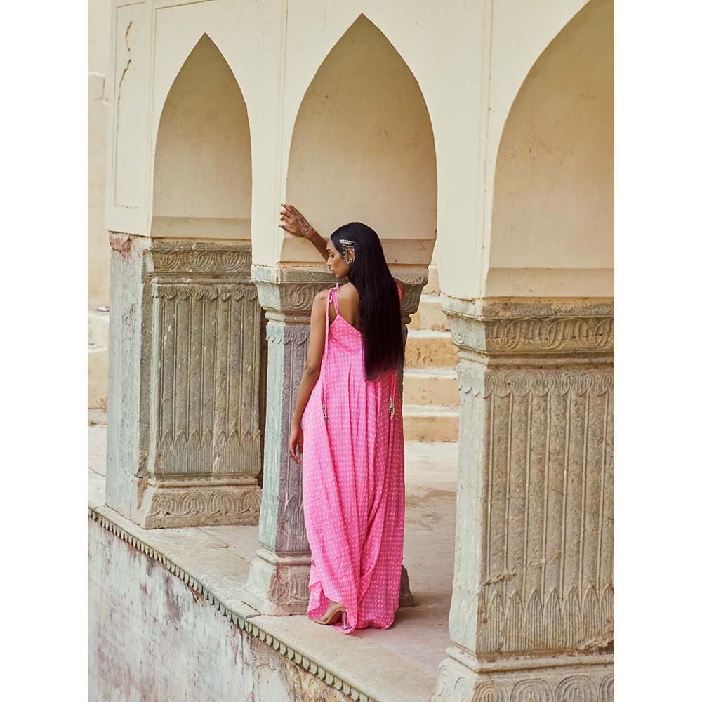 PINK CITY BY SARIKA Pink Gulabi Jumpsuit
