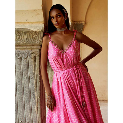 PINK CITY BY SARIKA Pink Gulabi Jumpsuit