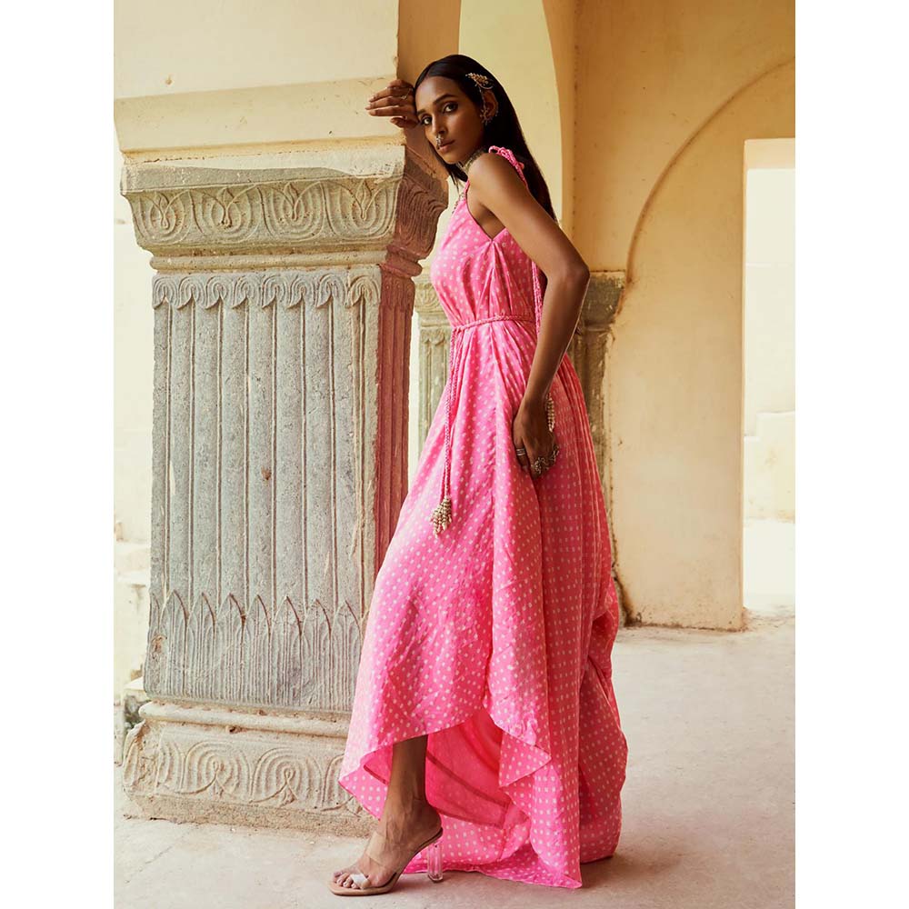PINK CITY BY SARIKA Pink Gulabi Jumpsuit