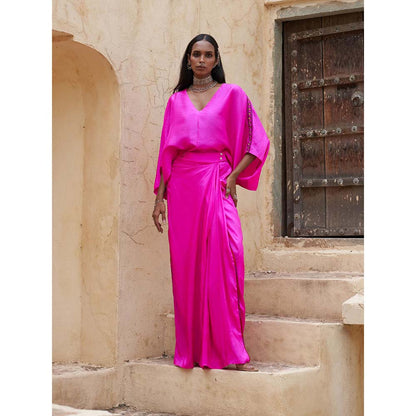 PINK CITY BY SARIKA All Things Pink City Top with Skirt (Set of 2)