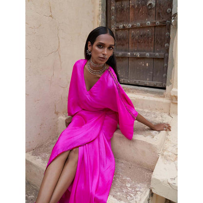 PINK CITY BY SARIKA All Things Pink City Top with Skirt (Set of 2)