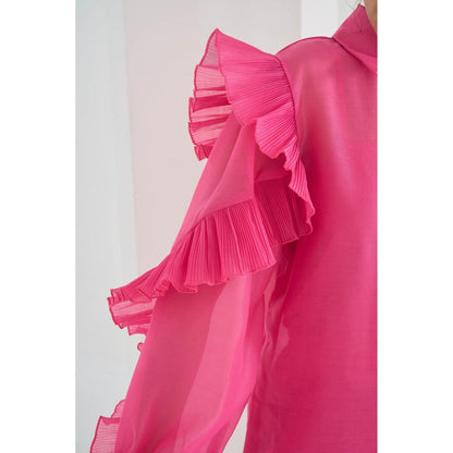 Pleats by Aruni Pink Matie Shirt