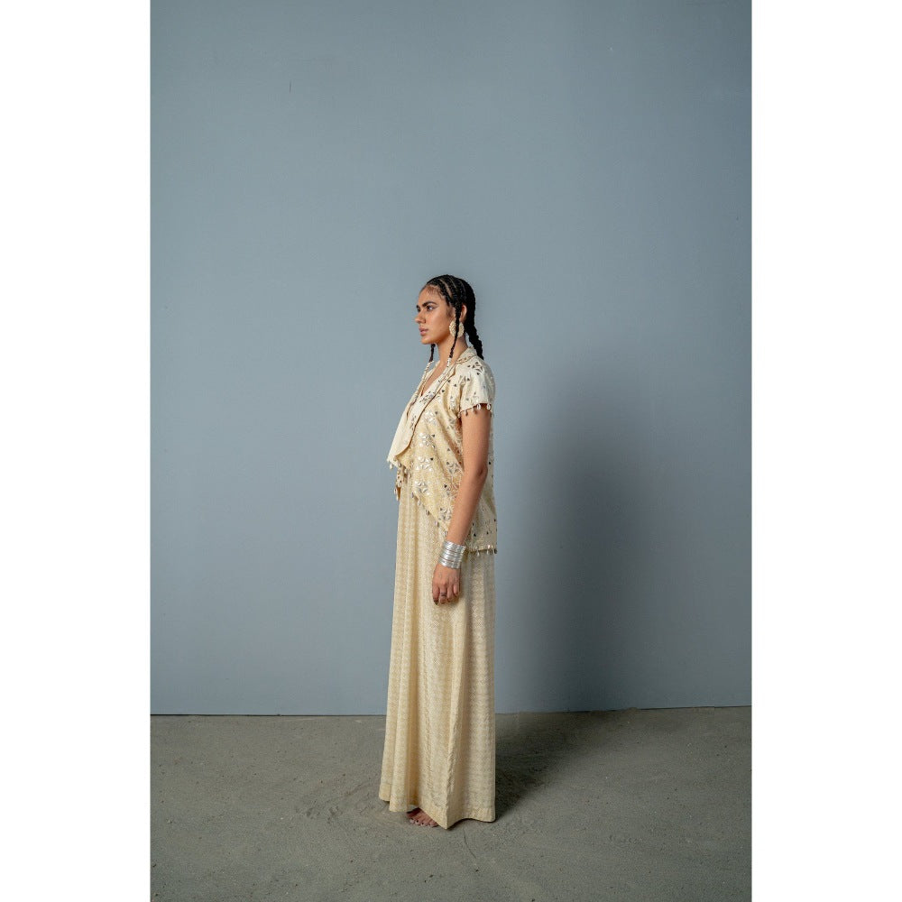 POOJA RAJGARHIA GUPTA Cleo Jumpsuit with Jacket (Set of 2)