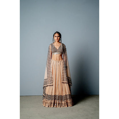 POOJA RAJGARHIA GUPTA The Zenobia Lehenga (Set of 3)