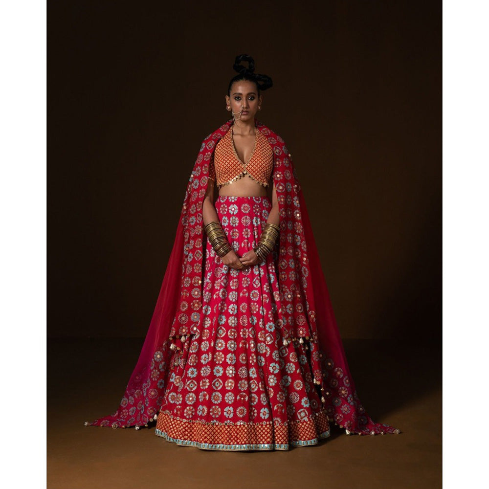 POOJA RAJGARHIA GUPTA Anardana Lehenga (Set of 3)