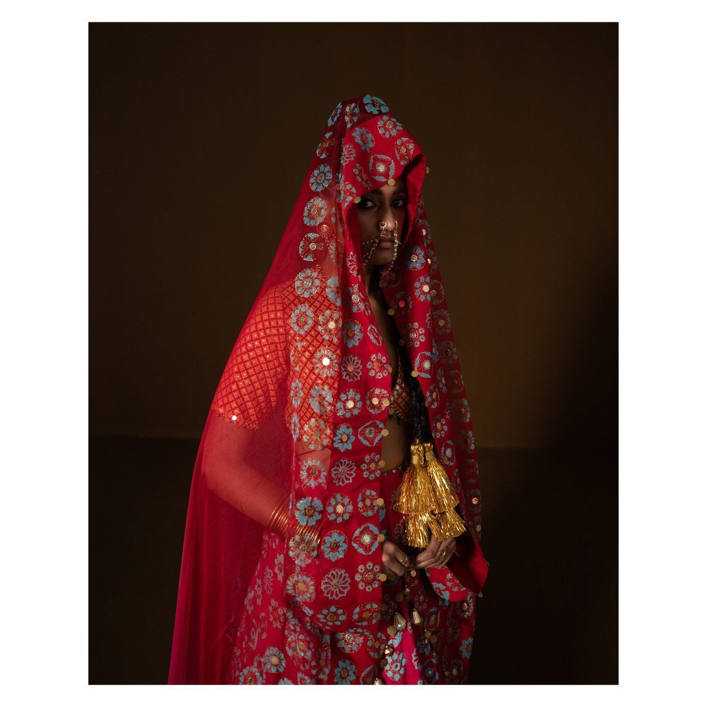 POOJA RAJGARHIA GUPTA Anardana Lehenga (Set of 3)