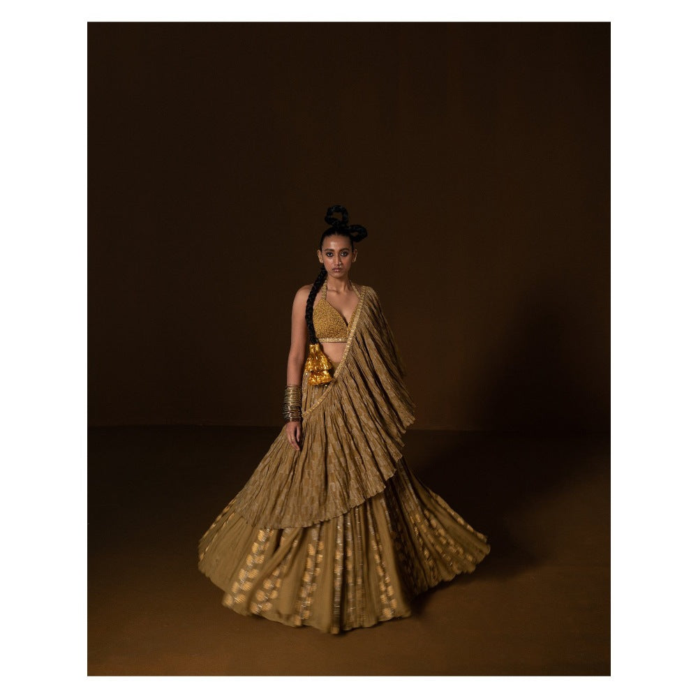 POOJA RAJGARHIA GUPTA Manjari Lehenga (Set of 3)