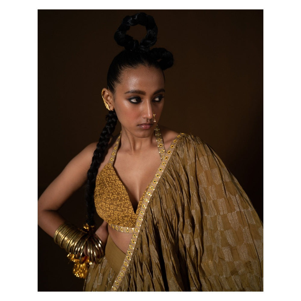 POOJA RAJGARHIA GUPTA Manjari Lehenga (Set of 3)