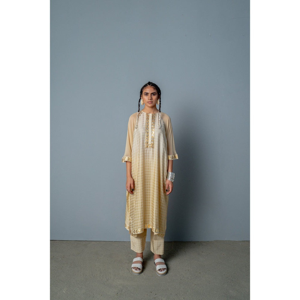 POOJA RAJGARHIA GUPTA Cleo Kaftan Co-Ord (Set of 2)