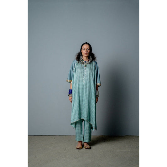 POOJA RAJGARHIA GUPTA Nerfetiti Kaftan Co-Ord (Set of 2)