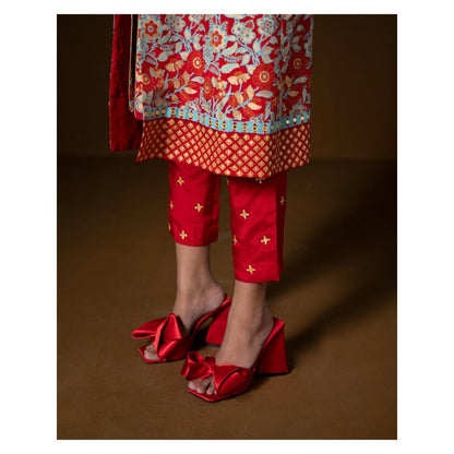 POOJA RAJGARHIA GUPTA Javitri Top with Pant and Jacket (Set of 3)