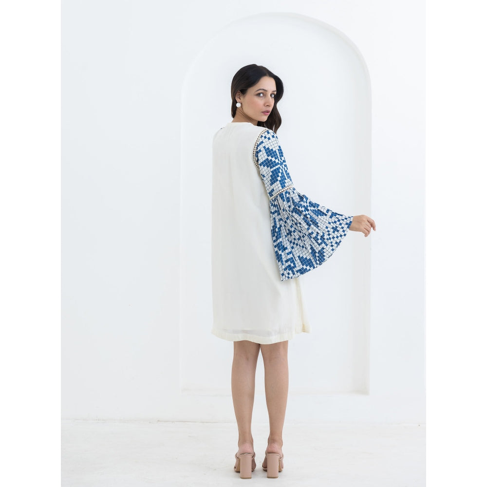 POOJA RAJGARHIA GUPTA White Sunflower Dress