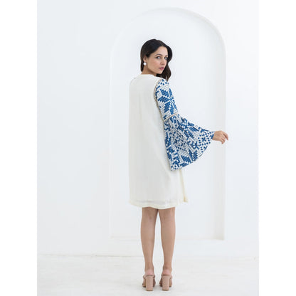 POOJA RAJGARHIA GUPTA White Sunflower Dress