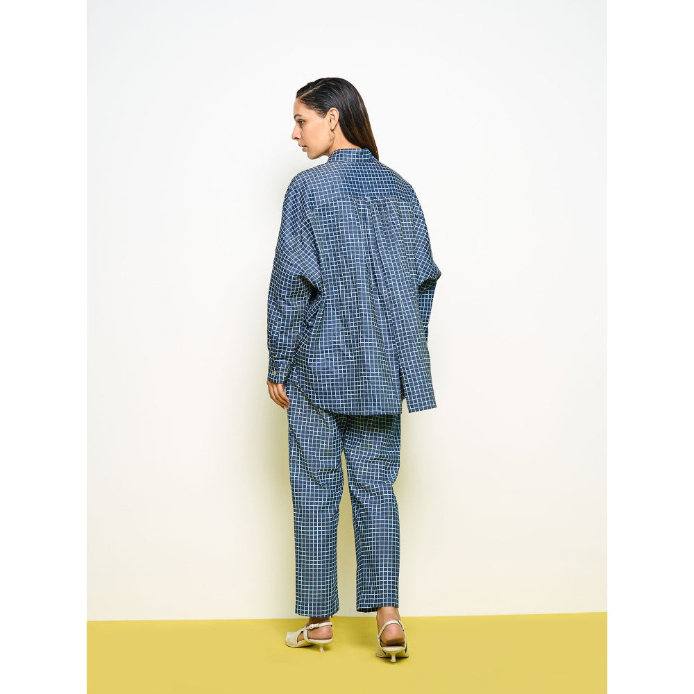 POOJA RAJGARHIA GUPTA Blue Denim Kimono Shirt