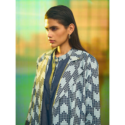 POOJA RAJGARHIA GUPTA Blue Denim Beetle Pant