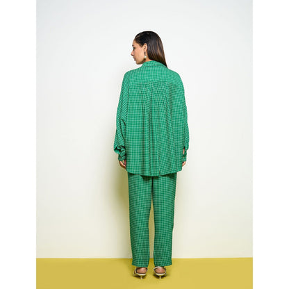 POOJA RAJGARHIA GUPTA Green Kimono Shirt