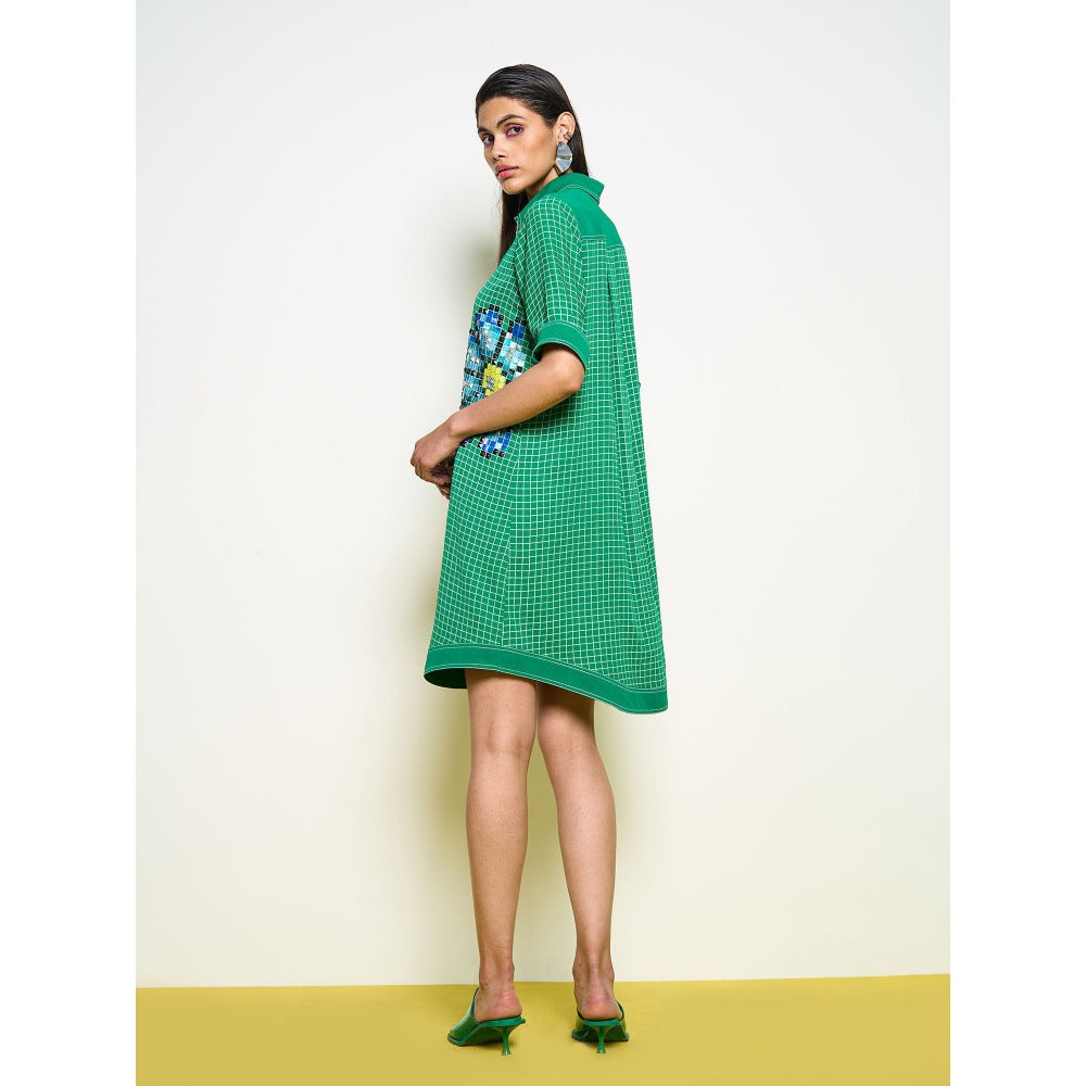 POOJA RAJGARHIA GUPTA Green Firefly Dress