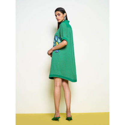 POOJA RAJGARHIA GUPTA Green Firefly Dress