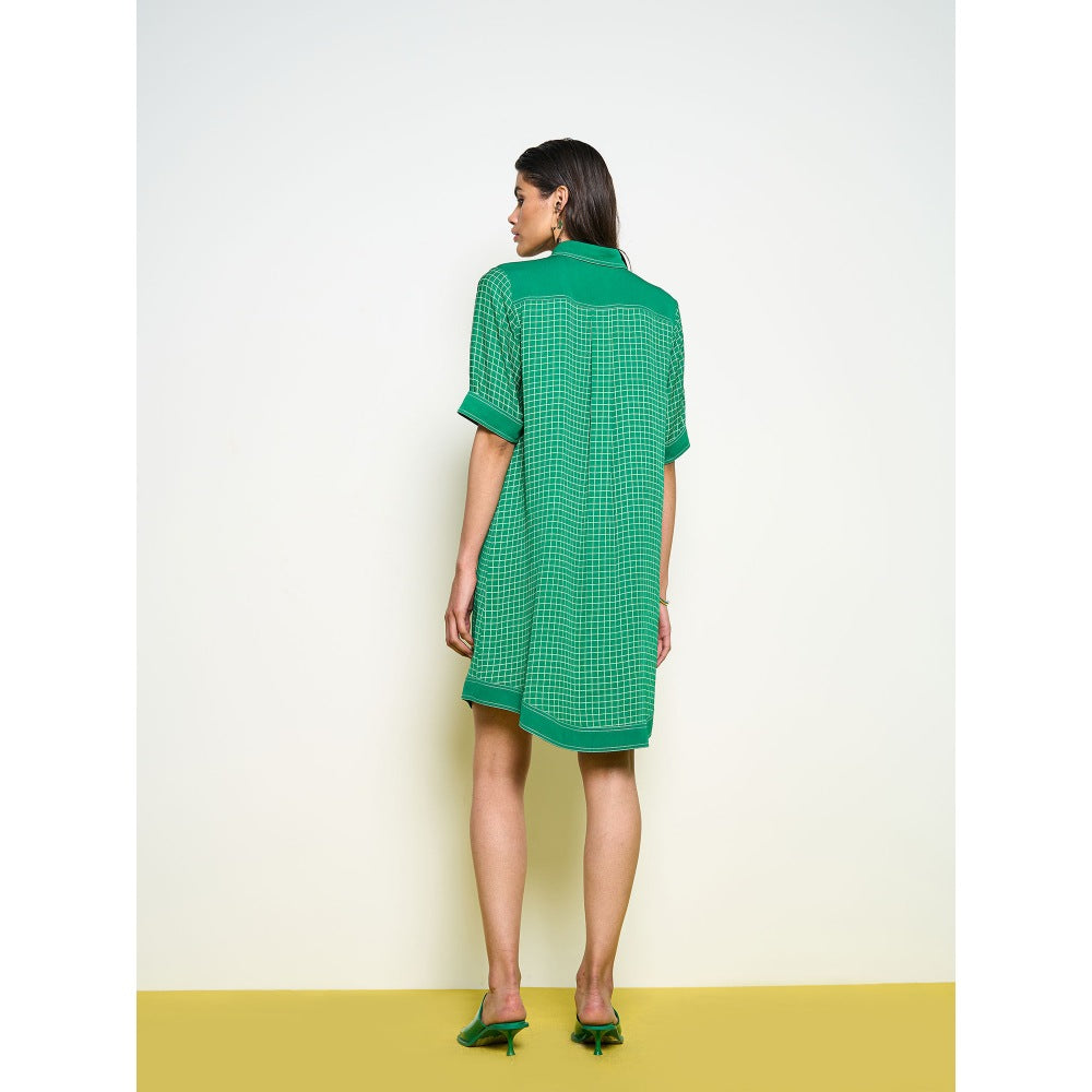 POOJA RAJGARHIA GUPTA Green Firefly Dress