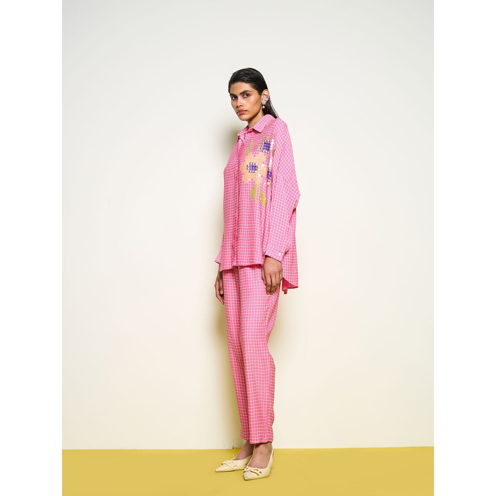 POOJA RAJGARHIA GUPTA Pink Kimono Shirt